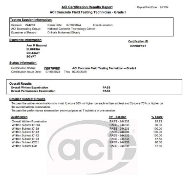 certificate number 4